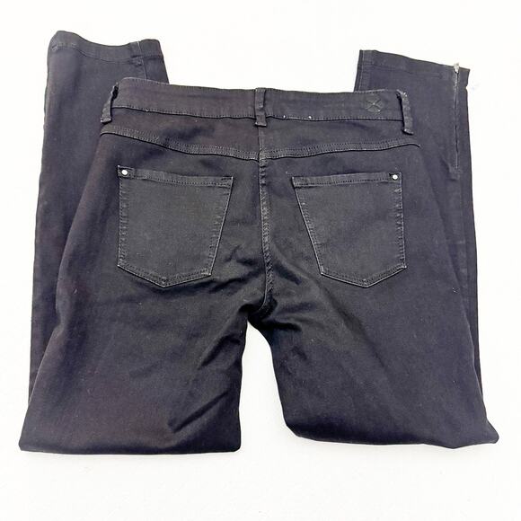 MAC Jeans Dream Chic D999 Black Zipper Ankle Denim Jeans Style 5471 Size 27 - Picture 5 of 10